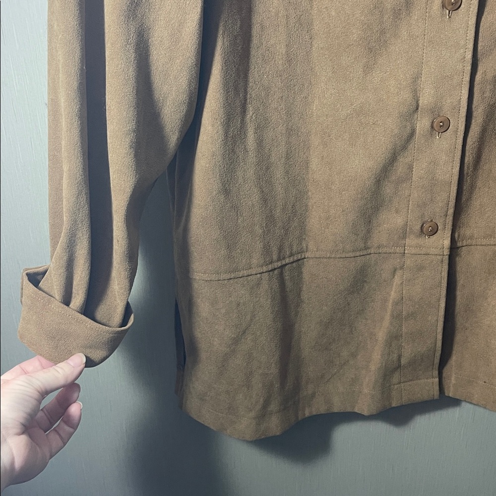 Brown Button Down Shirt - Picture 4 of 5